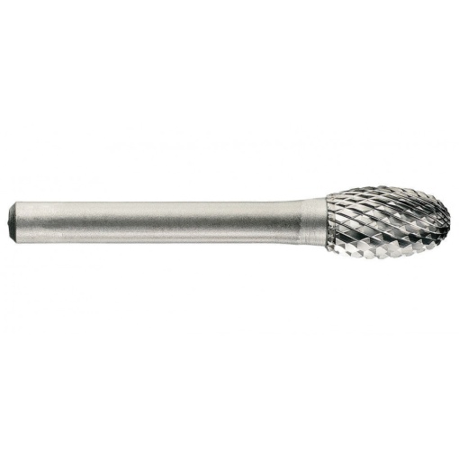 1031811 Freza din carbura de tungsten forma E - ovala, tais dublu, tip D, DIM 20, Coada 8