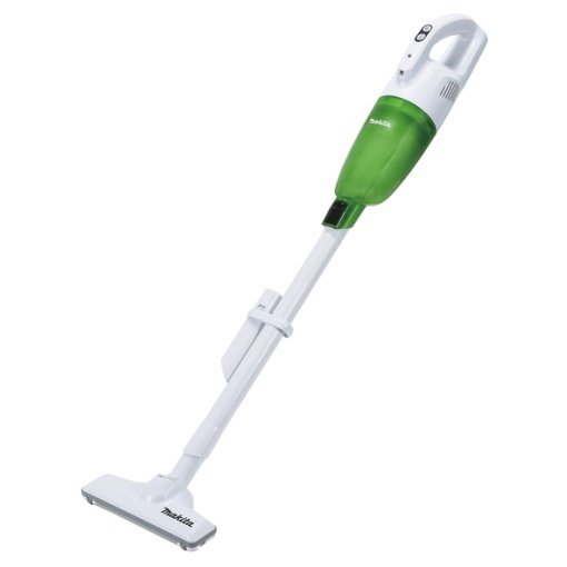 Aspirator vertical Makita cu acumulator incorporat 12V 2,0Ah, alb/verde