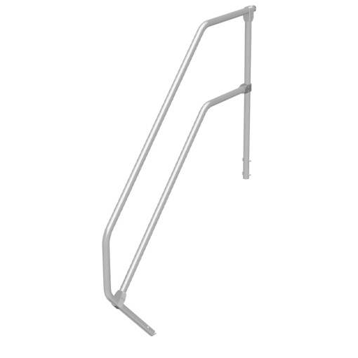 Balustrada de protectie Krause pentru scari cu podest cu 5 trepte
