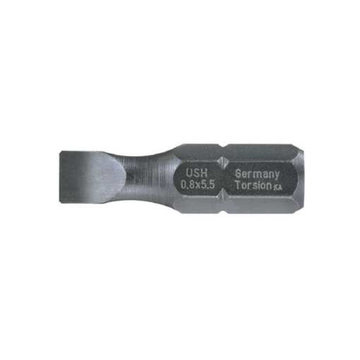 Bit hexagonal USH 1/4” DIN 3126 – Forma C 6,3 – profil lat 1,0 x 5,5