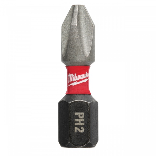 Cap surubelnita Philips (PH) Milwaukee SHOCKWAVE - PH2 x 25 mm - 2 buc