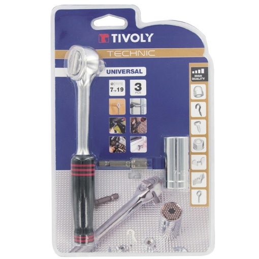 Cap tubular universal 3/8" cu pini 3/8"