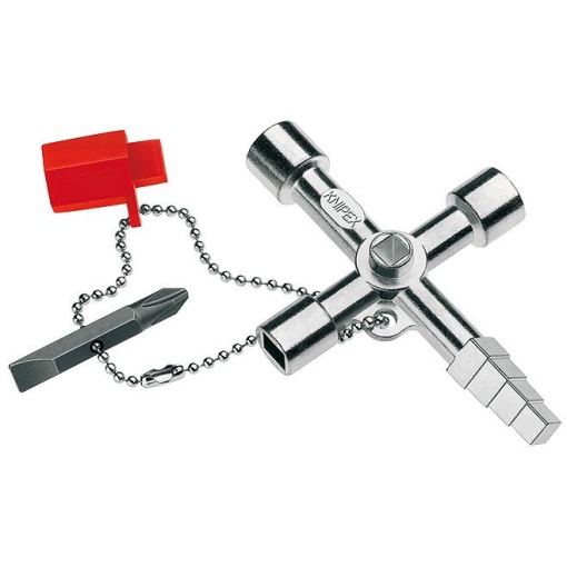 Cheie profesională pentru sisteme de închidere uzuale KNIPEX 5-10 mm