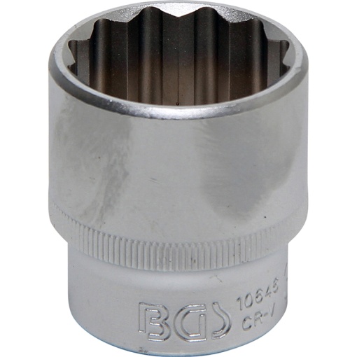 Cheie tubulara BGS 12 puncte (dublu hexagon), 30mm, 1/2"