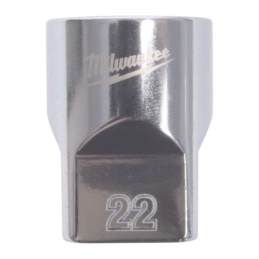 Cheie tubulara scurta in 12 puncte Milwaukee 1/2", 22mm