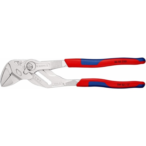 Cleste-Cheie cromat, manere multicomponent, KNIPEX, 2", 250 mm