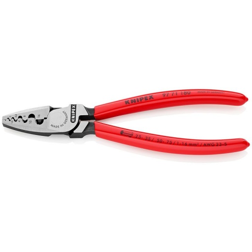 Clește de sertizare pentru ferule, 180 mm
