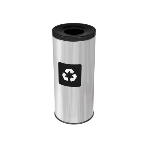 Coș inox colectare selectivă Eko Prestige 45 L