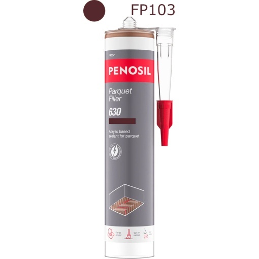 Etanșant acrilic pentru parchet PENOSIL Parquet Filler 630, 300ml, PF103 - Mahagany, Merbau