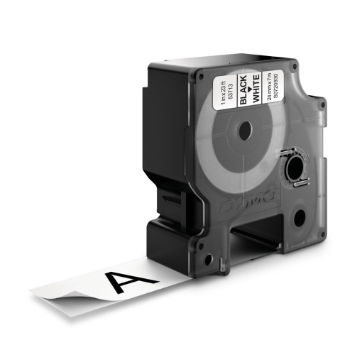 Etichete standard 24mm x 7m negru alb DYMO LabelManager D1 S0720930 53713