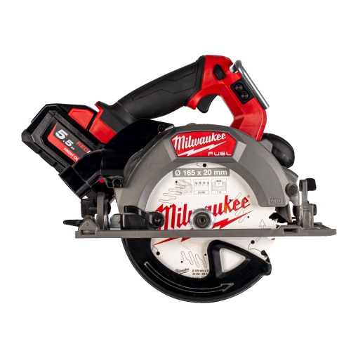 Fierastrau circular Milwaukee u acumulator, model M18 FCSDC165-552C, 165mm