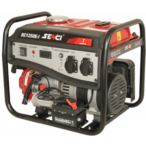 Generator de curent SENCI SC1250E-LITE putere maxima 1,0 kW 230V pornire electrica