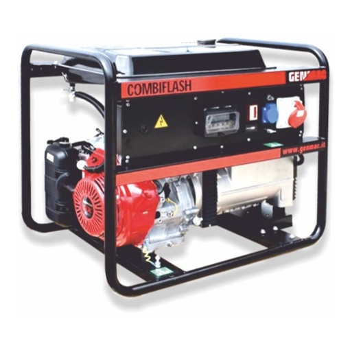 Generator de curent si sudura GENMAC CombiFlash G221HEO-M P max. 7,2 kVA 230/400V motor Honda GX390