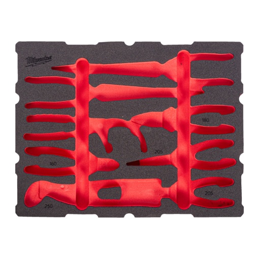 Insertie spuma goala Milwaukee pentru 8 piese clești PACKOUT™