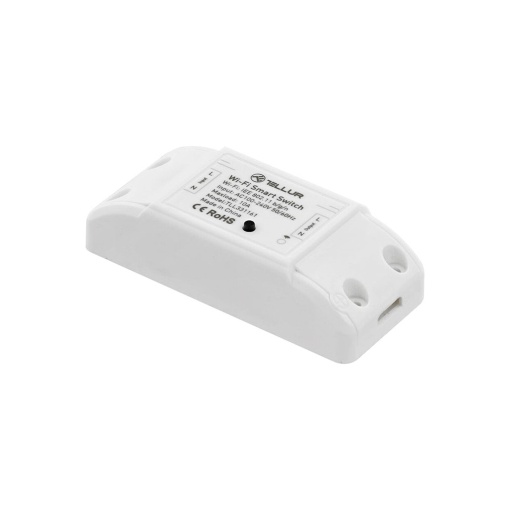 Întrerupător WiFi Tellur, de linie, 2200W, Alb