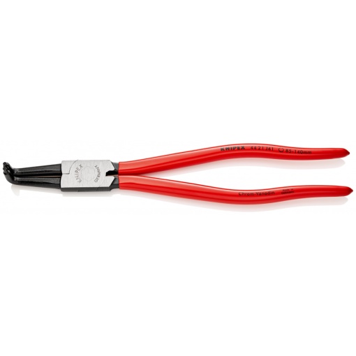 KNIPEX 44 21 J41 clește pentru inele de siguranță pentru inele interioare cu alezaje acoperite cu plastic vopsit negru 300 mm