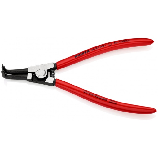 KNIPEX 46 21 A31 clește pentru inele de siguranță pentru inele exterioare pe axuri acoperite cu plastic vopsit negru 200 mm