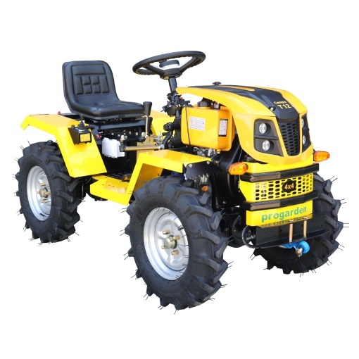 Minitractor ProGARDEN Campo T12 V25.1 4x4, 12CP, diesel, hidraulica fata-spate, roti 6.00-12