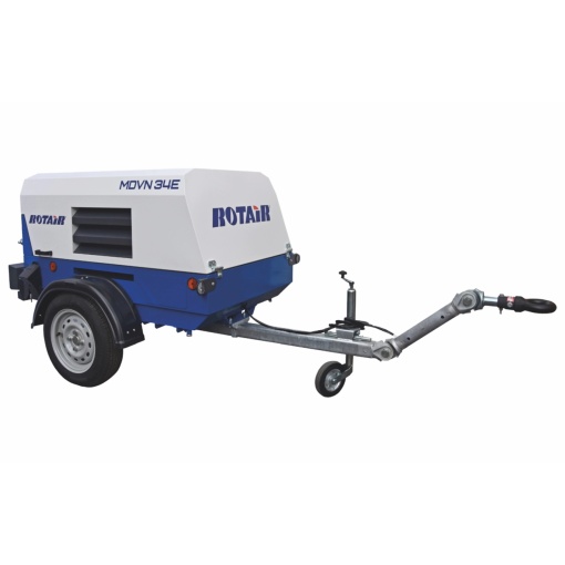 Motocompresor ROTAIR MDVN 34E debit 3400l/min presiune 7 bar motor electric Siemens 25 KW