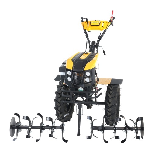 Motocultor ProGARDEN Campo 1873 Alpine V2 18CP, 2+1 trepte, 3+1+1 freze, roti 6.00-12, benzina, EU V, pornire electrica, 2 prize putere