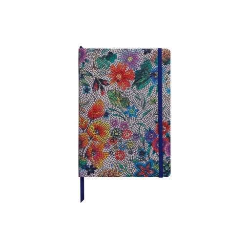 Notebook copertă tare piele, A5, 144 pagini, Celeste