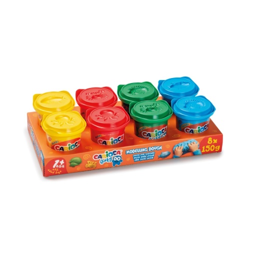 Plastilină Baby Dough Carioca 8 x 150 g/cutie