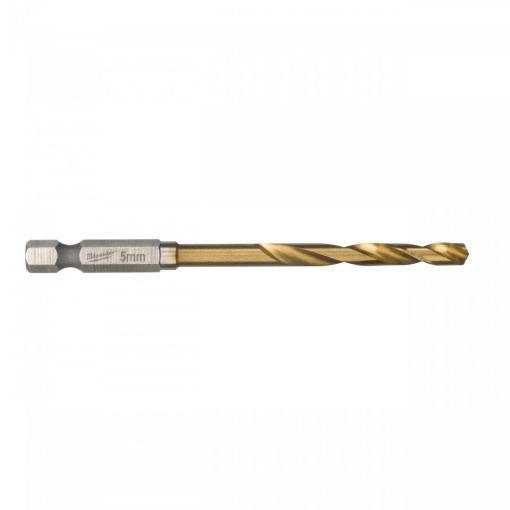 RED HEX - Burghie SHOCKWAVE™ HSS-Ground Titan pentru metal Milwaukee Ø 5x31x80 mm - blister 1 buc