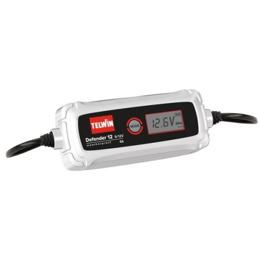 Redresor baterii Telwin DEFENDER12, tensiune incarcare 6/12 V, capacitate baterii Pb/GEL/AGM 2-40 Ah