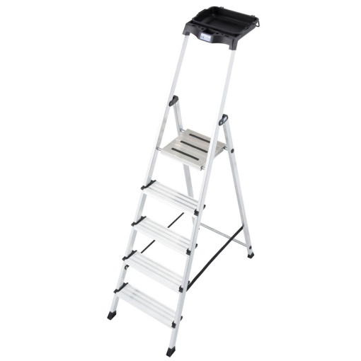 Scara Monto "Secury" cu MultiGrip System dubla cu trepte pe o parte, 5 trepte