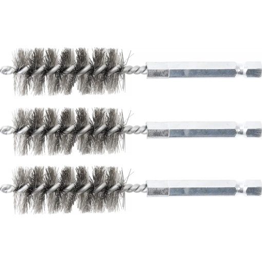 Set 3 perii rotative BGS Ø18mm, fir otel