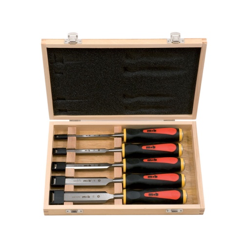 Set 5 dalti pentru strunjire in lemn MOB - 5 scule