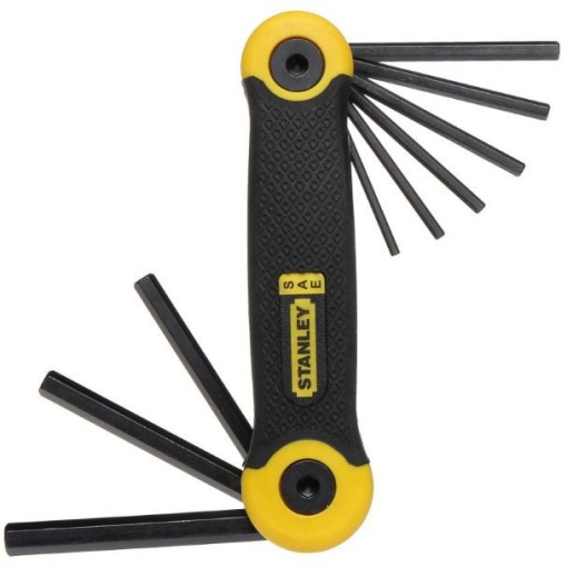 Set 9 chei hex pliabile Stanley 2-69-265, SAE 5/64"-1/4"