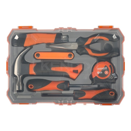Set de unelte de mana pentru uz casnic 13 bucati, cod 86129