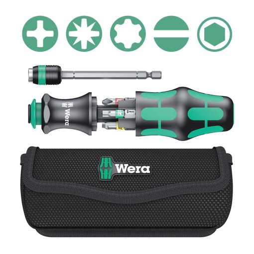 Set Wera Kraftform Kompakt 20 Tool Finder 1 husa transport 7 piese 170 x 80 x 55 mm 05051016001