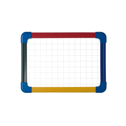 Tabla școlară matematică/velin A4 cu ramă culor Bi-Silque