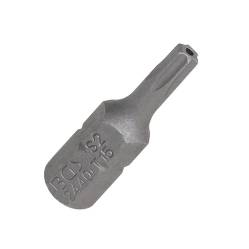 Varf torx cu gaura TT15, 1/4", 25mm