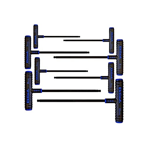 64808 Set de surubelnite cu cap hexagonal sferic varianta 9, in husa plastic, 2.0 - 10.0 / 8 piese