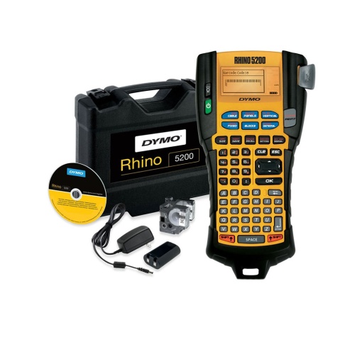 Aparat etichetat industrial DYMO Rhino 5200 kit cu servieta ABC 19mm S0841400 841400