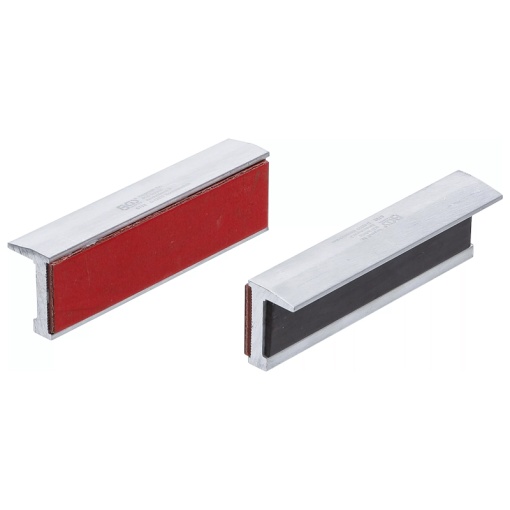 Bacuri protectie menghina 100mm, cu suprafata din plastic rosu, BGS