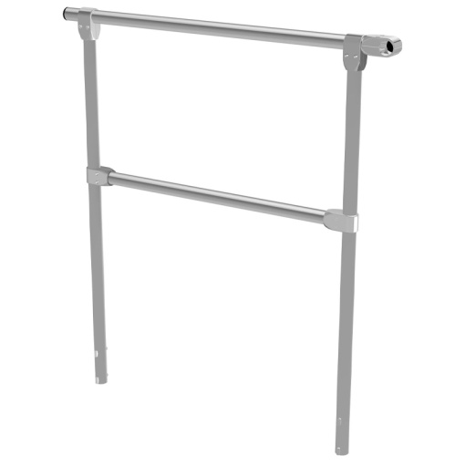 Balustrada de protectie Krause pentru scari cu podest cu latime de 600mm