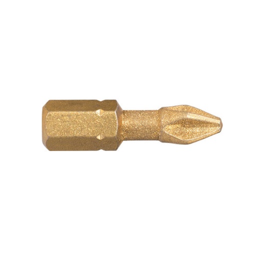Bit DIAMOND TiN IMPACT 1/4" DIN/ISO 1173 - Forma C 6,3 - profil Phillips PH 1,L 25