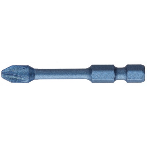 Bit hexagonal USH 1/4” BLUE SHOCK Forma E 6,3 – profil Phillips PH 3
