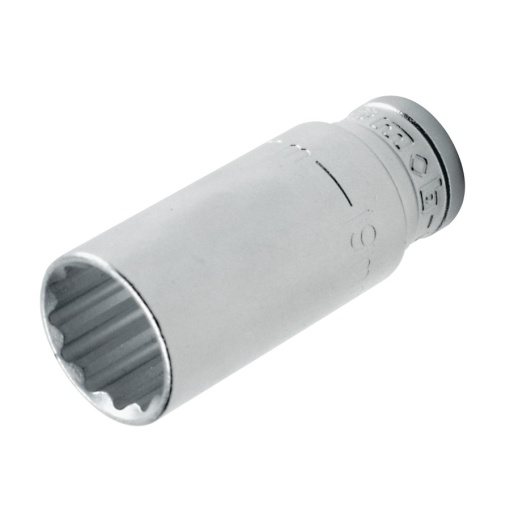 Cap cheie tubulara lunga cu dublu hexagon 3/8” - MOB DH - 17,8 mm