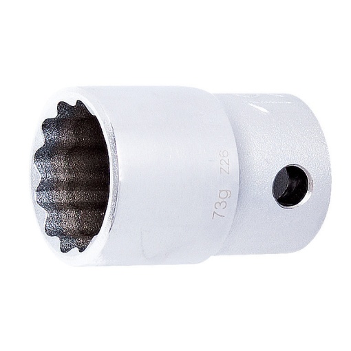 Capete chei tubulare Unior 190/1 12P-H 1/2" cu 12 laturi, DIM 32