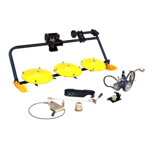 Cositoare ProGARDEN frontala rotativa cu 3 discuri pentru minitractoare Campo T18 G2, G2.1, V25.1