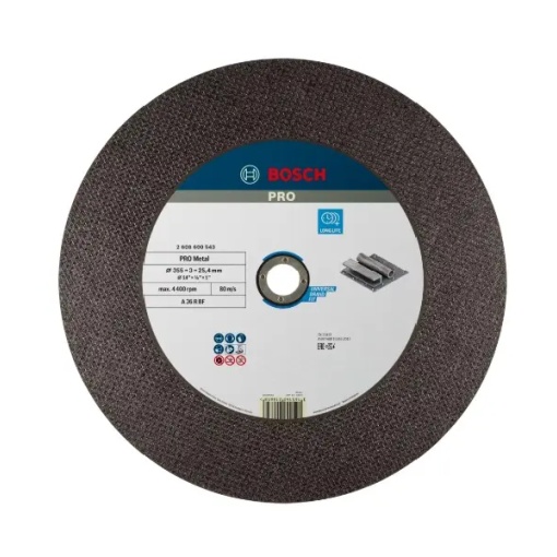 Disc de taiere Bosch pentru metal 355x25.4 mm