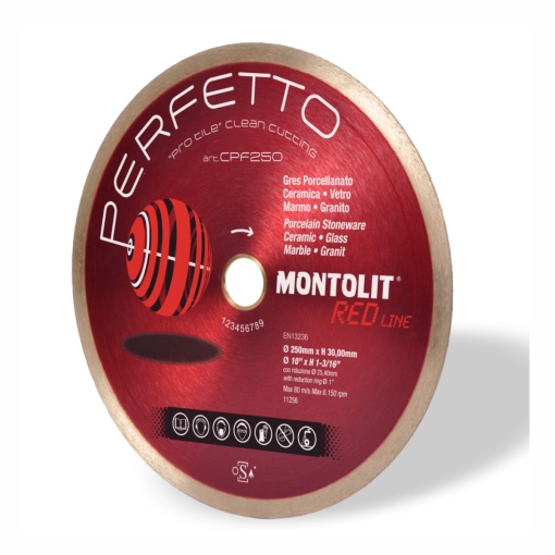Disc Montolit CPF200 PERFETTO – gresie portelenata/ceramica/sticla/marmura/granit Ø 200 mm M25.4