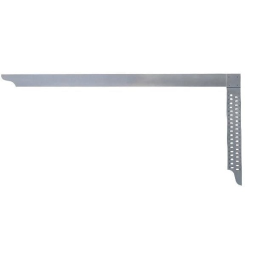 Echer dulgherie ZP 600 mm, cu perforații, sudat în puncte, din oțel inoxidabil