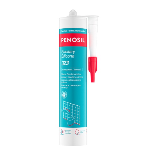 Etanșant sanitar rezistent la mucegai PENOSIL Sanitary Silicone 323 / 323c, 280 ml