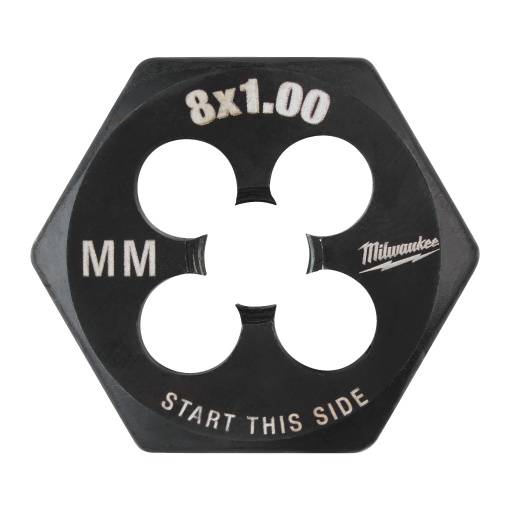 Filiera hexagonala Milwaukee pentru filet metric, M8-1.00